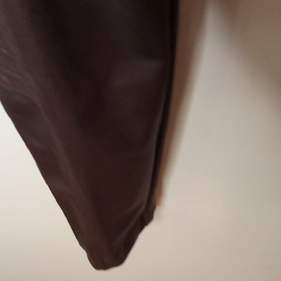 Athleta Women's Size S/P Delancey Gleam Moto Tight Decadent Chocolate Ankle Zip - Picture 4 of 11